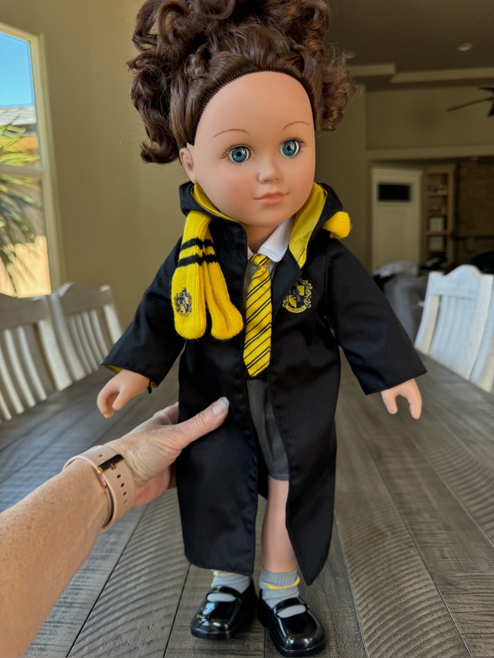 My Life As Harry Potter Wizarding Hufflepuff Posable 18-inch Doll